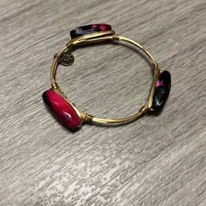 Bourbon and Boweties bangle pink and black  standard size